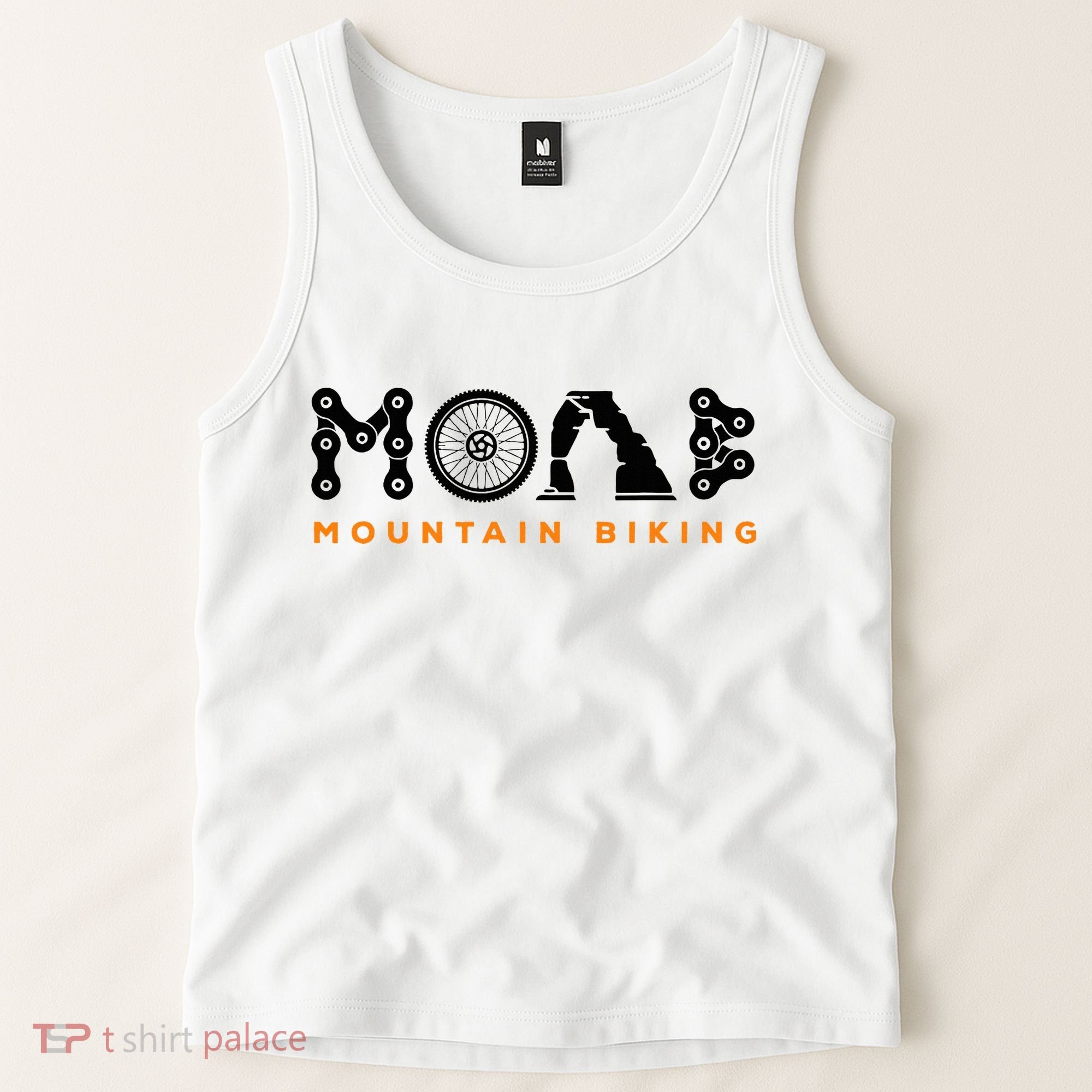 Retro Moab Utah Souvenir Mountain Biking Mtb Trail Riding Tank Top