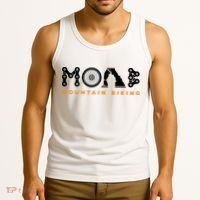 Retro Moab Utah Souvenir Mountain Biking Mtb Trail Riding Tank Top thumb 3