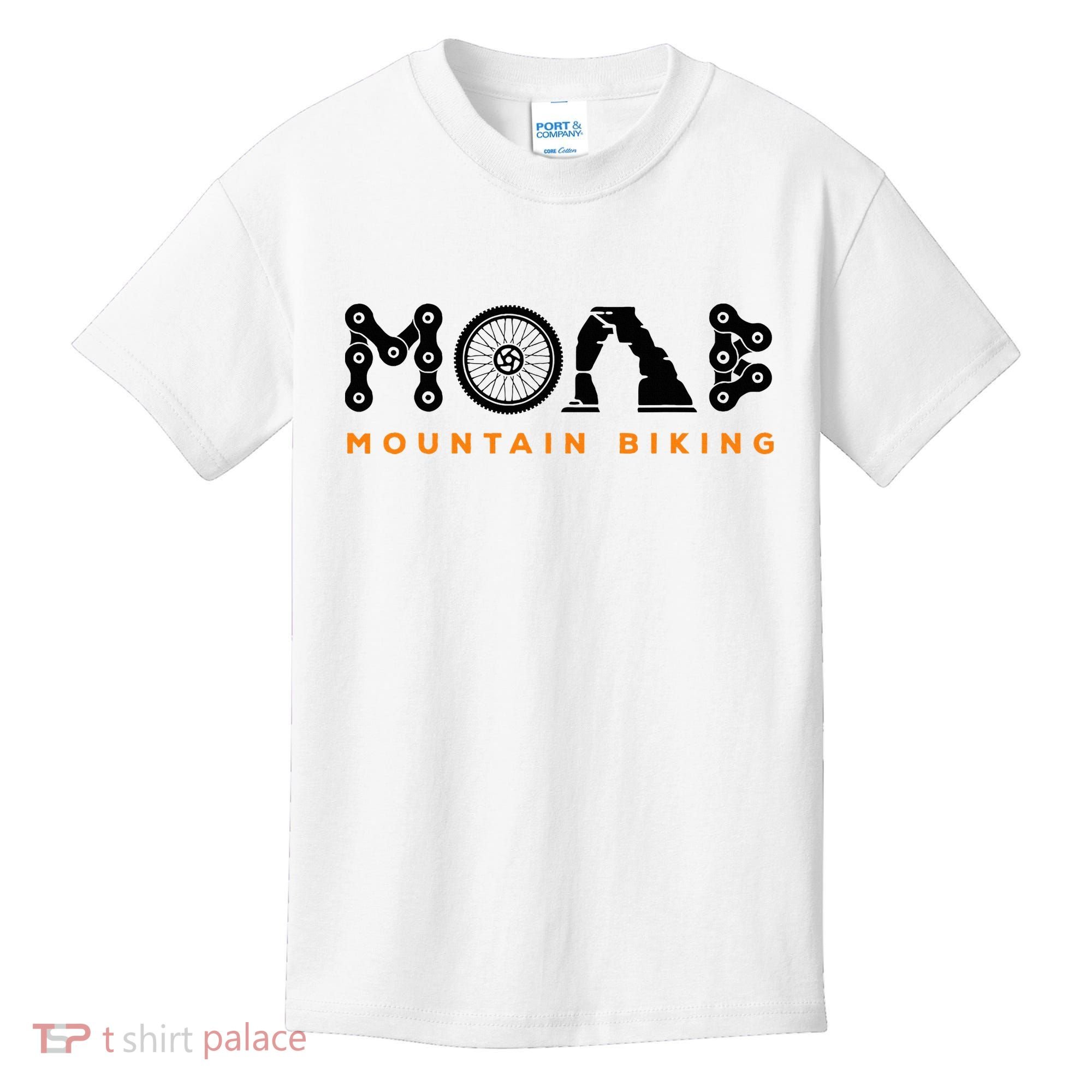 Retro Moab Utah Souvenir Mountain Biking Mtb Trail Riding Kids T-Shirt