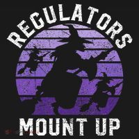 Regulators Mount Up Halloween Witch T-Shirt thumb 7