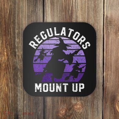 Regulators Mount Up Halloween Witch Coaster
