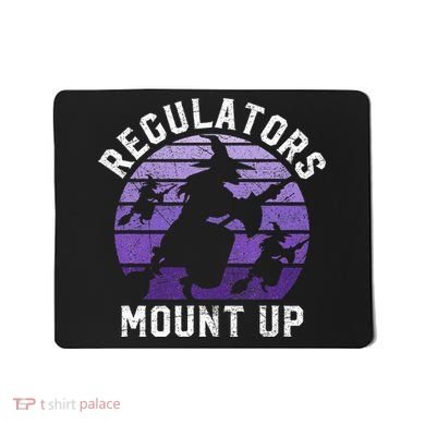 Regulators Mount Up Halloween Witch Mousepad