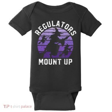 Regulators Mount Up Halloween Witch Baby Bodysuit