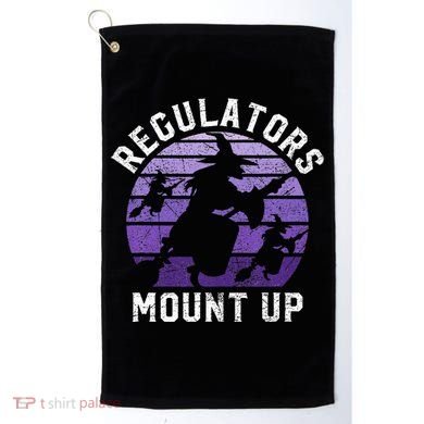 Regulators Mount Up Halloween Witch Golf Towel