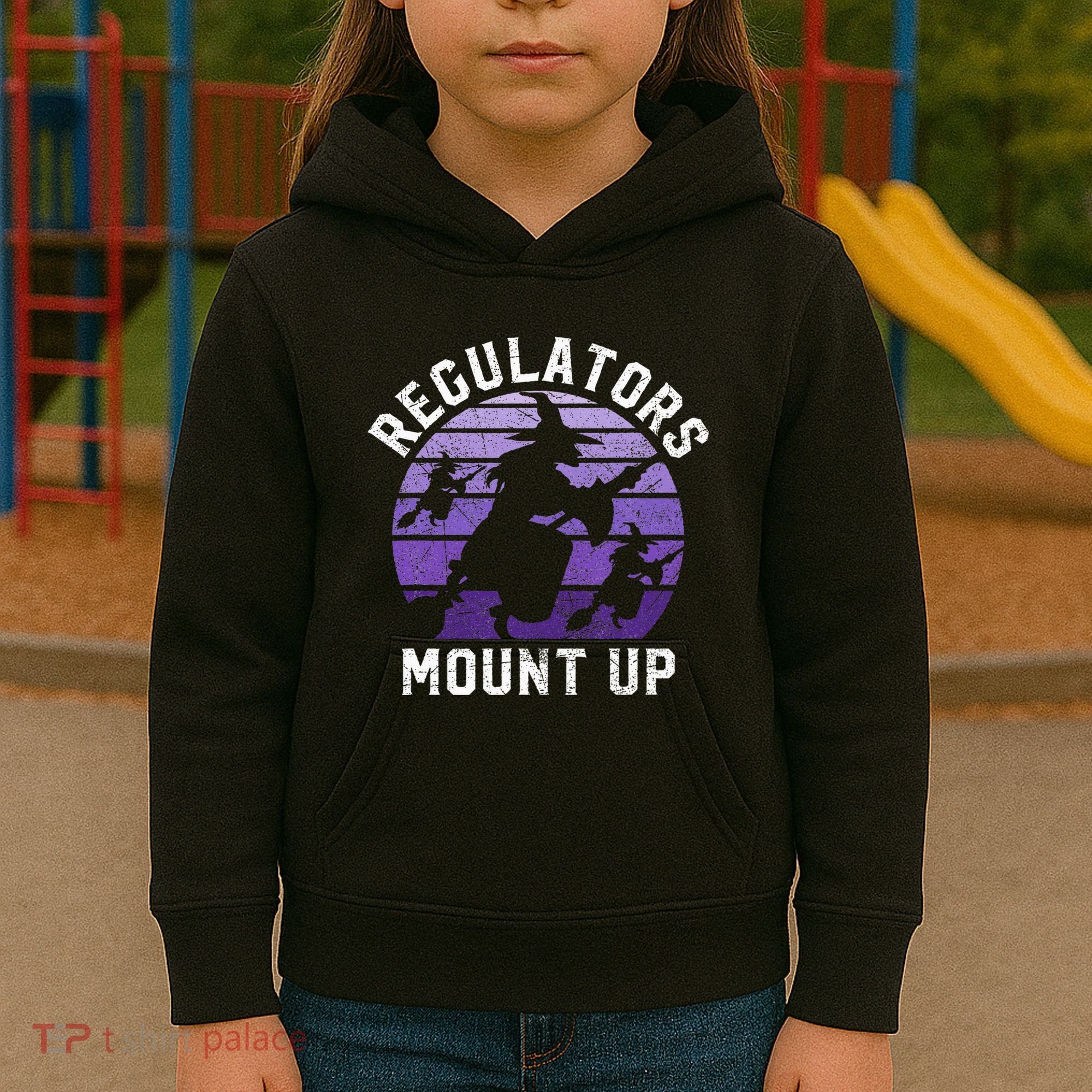 Regulators Mount Up Halloween Witch Kids Hoodie