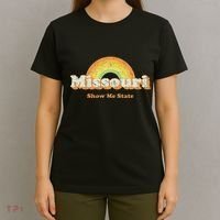Retro Missouri Vintage 70s Rainbow T-Shirt thumb 4