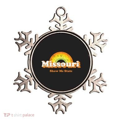 Retro Missouri Vintage 70s Rainbow Ornament