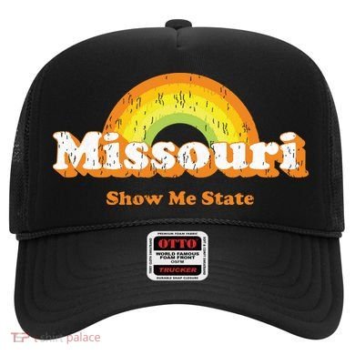 Retro Missouri Vintage 70s Rainbow Hat