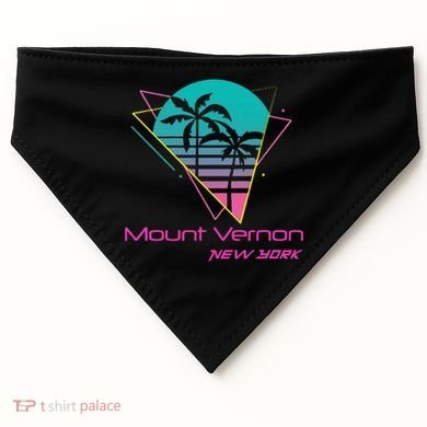 Retro Mount Vernon New York USA-Made Doggie Bandana