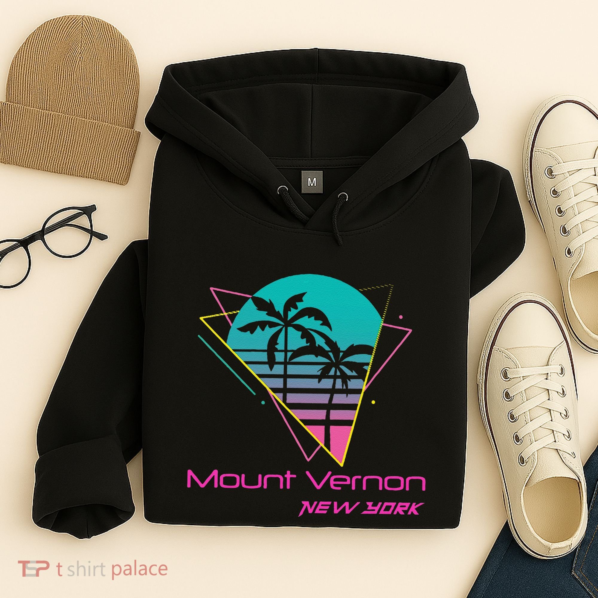 Retro Mount Vernon New York Hoodie