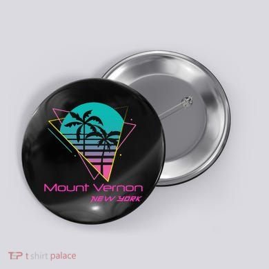 Retro Mount Vernon New York Button