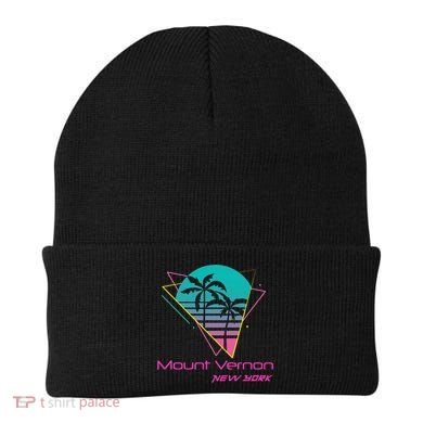 Retro Mount Vernon New York Beanie