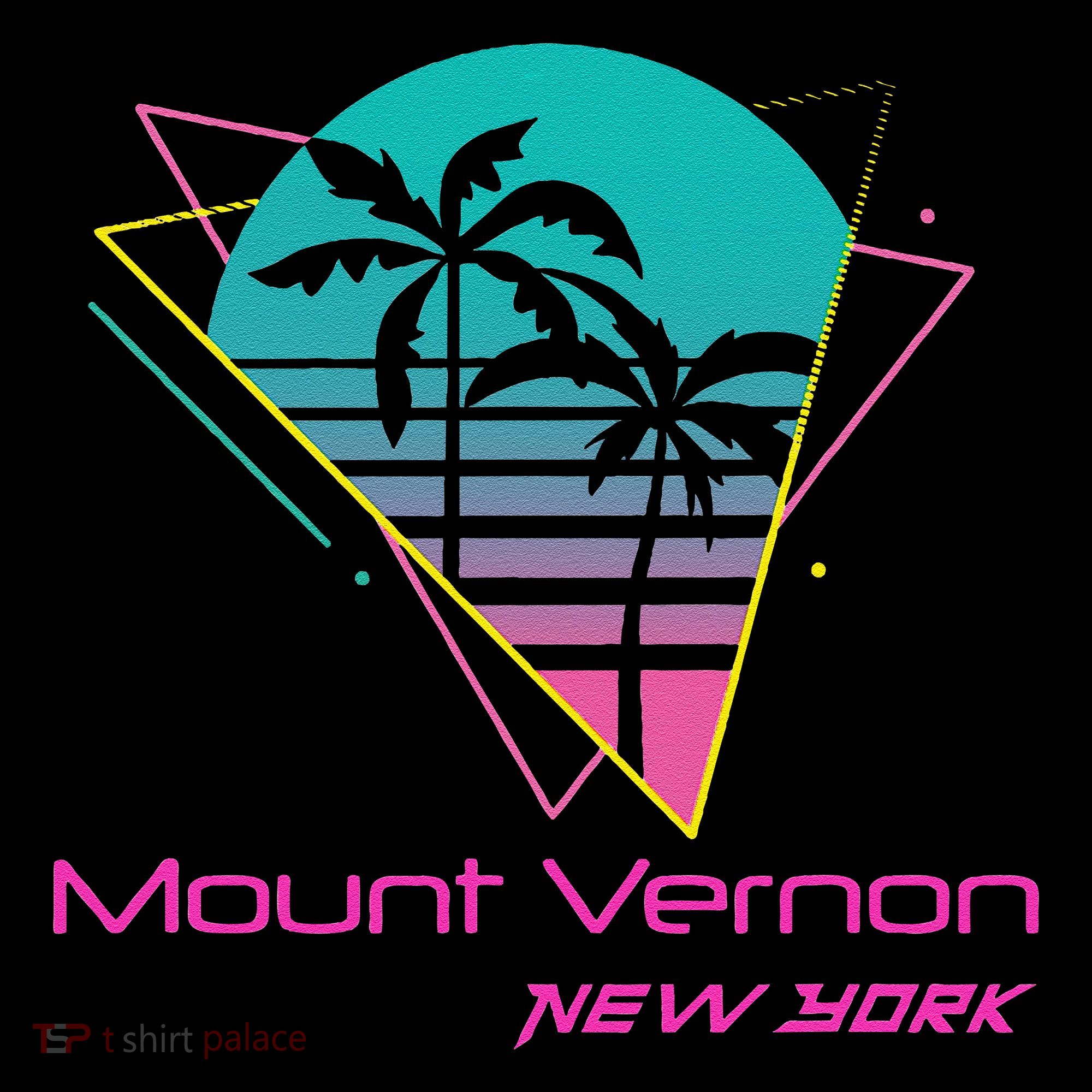 Retro Mount Vernon New York Coaster