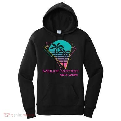 Retro Mount Vernon New York Women's Hoodie