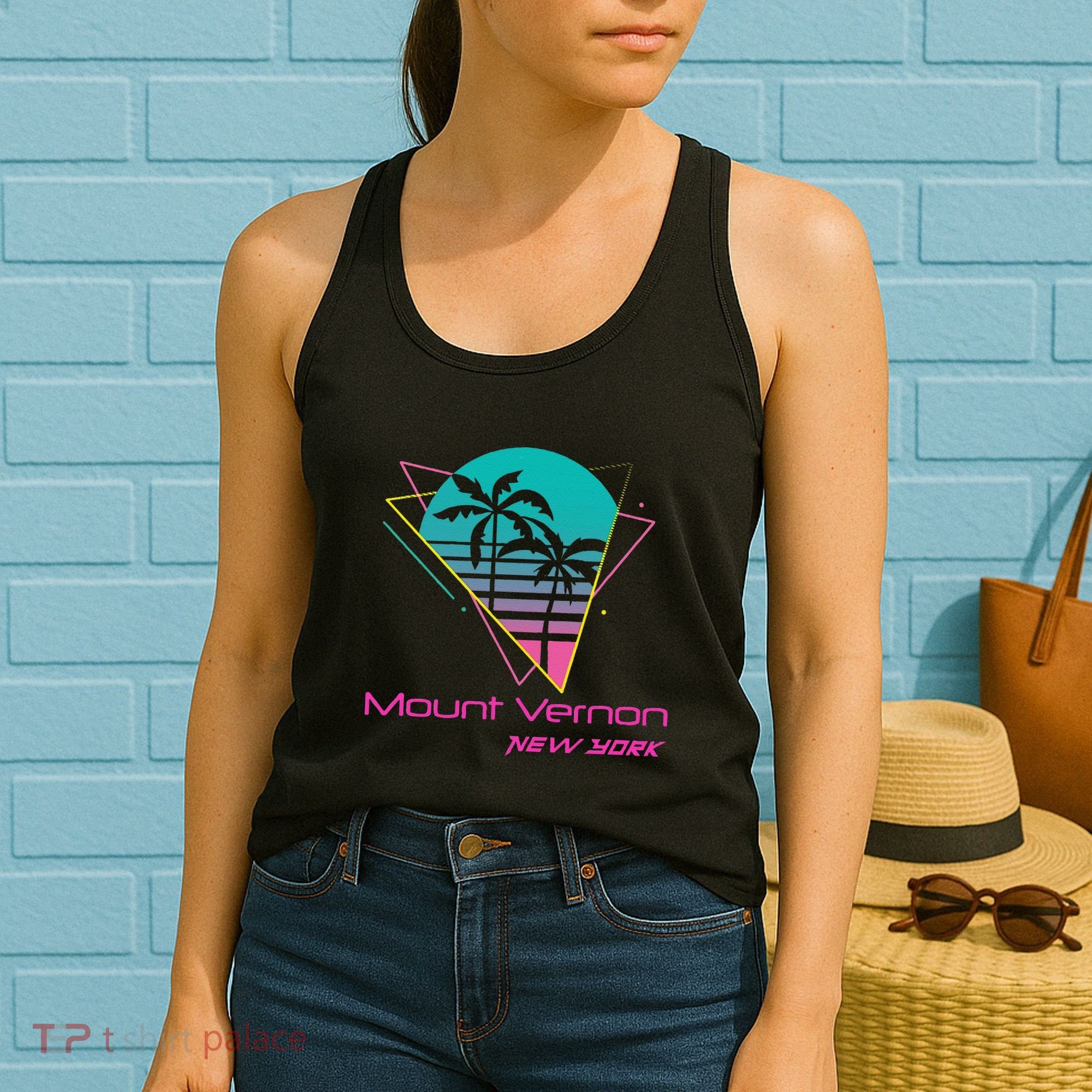 Retro Mount Vernon New York Women's Tank Top