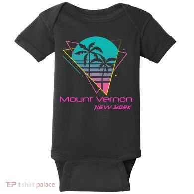 Retro Mount Vernon New York Baby Bodysuit
