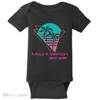 Retro Mount Vernon New York Baby Bodysuit thumb 0