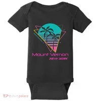 Retro Mount Vernon New York Baby Bodysuit thumb 0