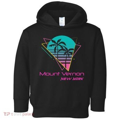 Retro Mount Vernon New York Toddler Hoodie