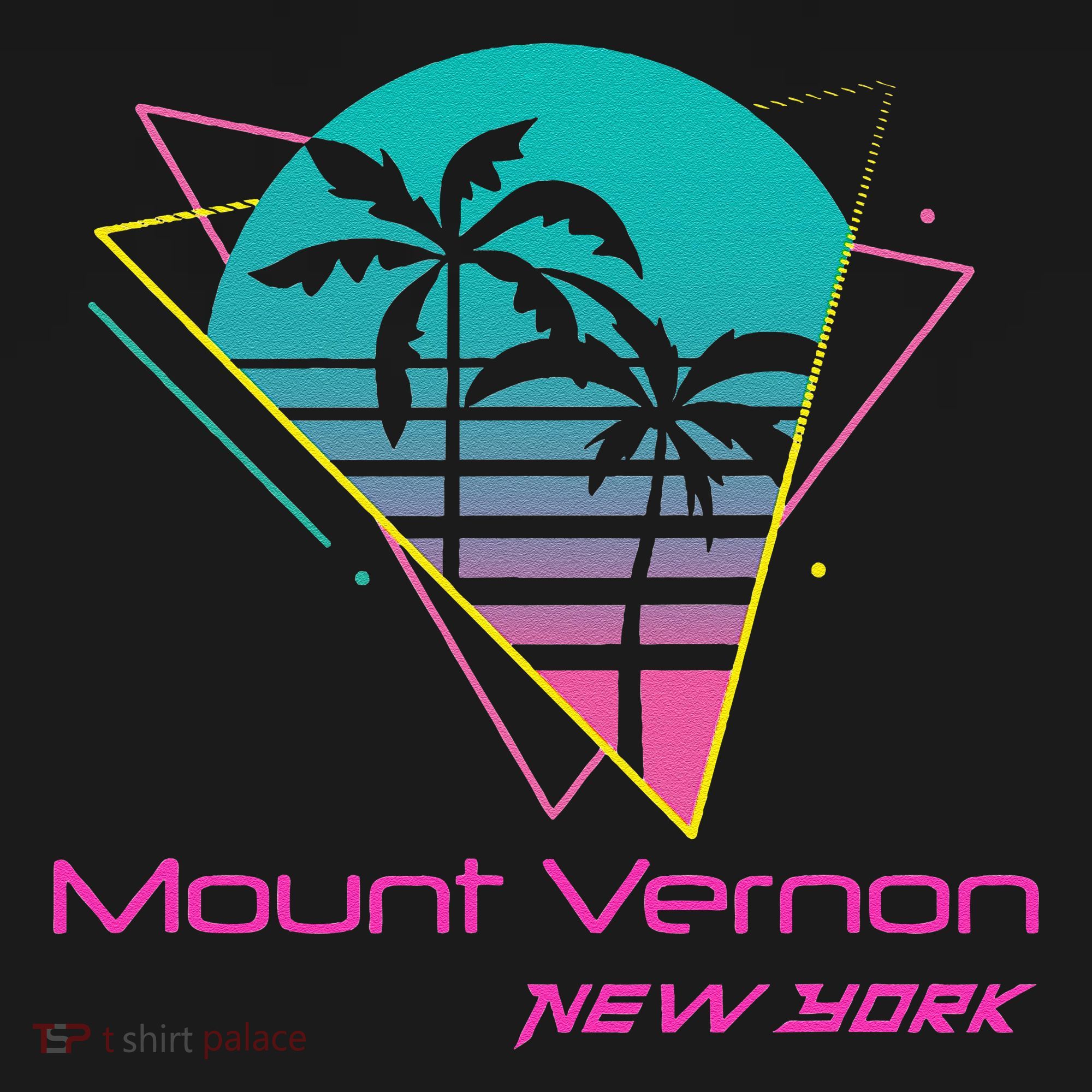 Retro Mount Vernon New York Women's Long Sleeve Shirt