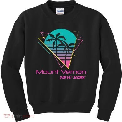 Retro Mount Vernon New York Kids Sweatshirt