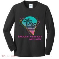 Retro Mount Vernon New York Kids Long Sleeve Shirt thumb 0