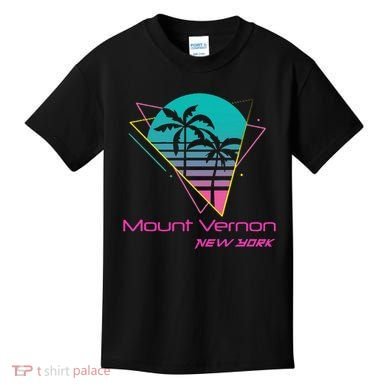 Retro Mount Vernon New York Kids T-Shirt