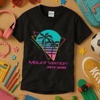 Retro Mount Vernon New York Kids T-Shirt thumb 3