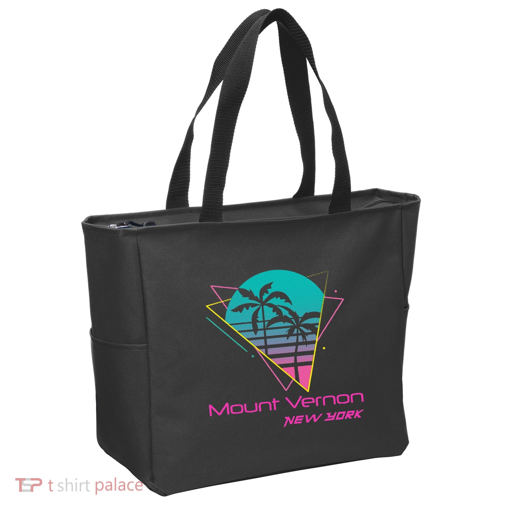 Retro Mount Vernon New York Tote Bag