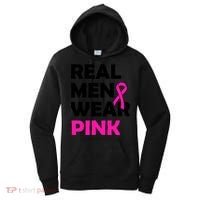 Real M.e.n Wear Pink Breast Cancer Awareness Women's Hoodie thumb 0