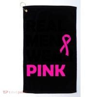 Real M.e.n Wear Pink Breast Cancer Awareness Golf Towel thumb 0