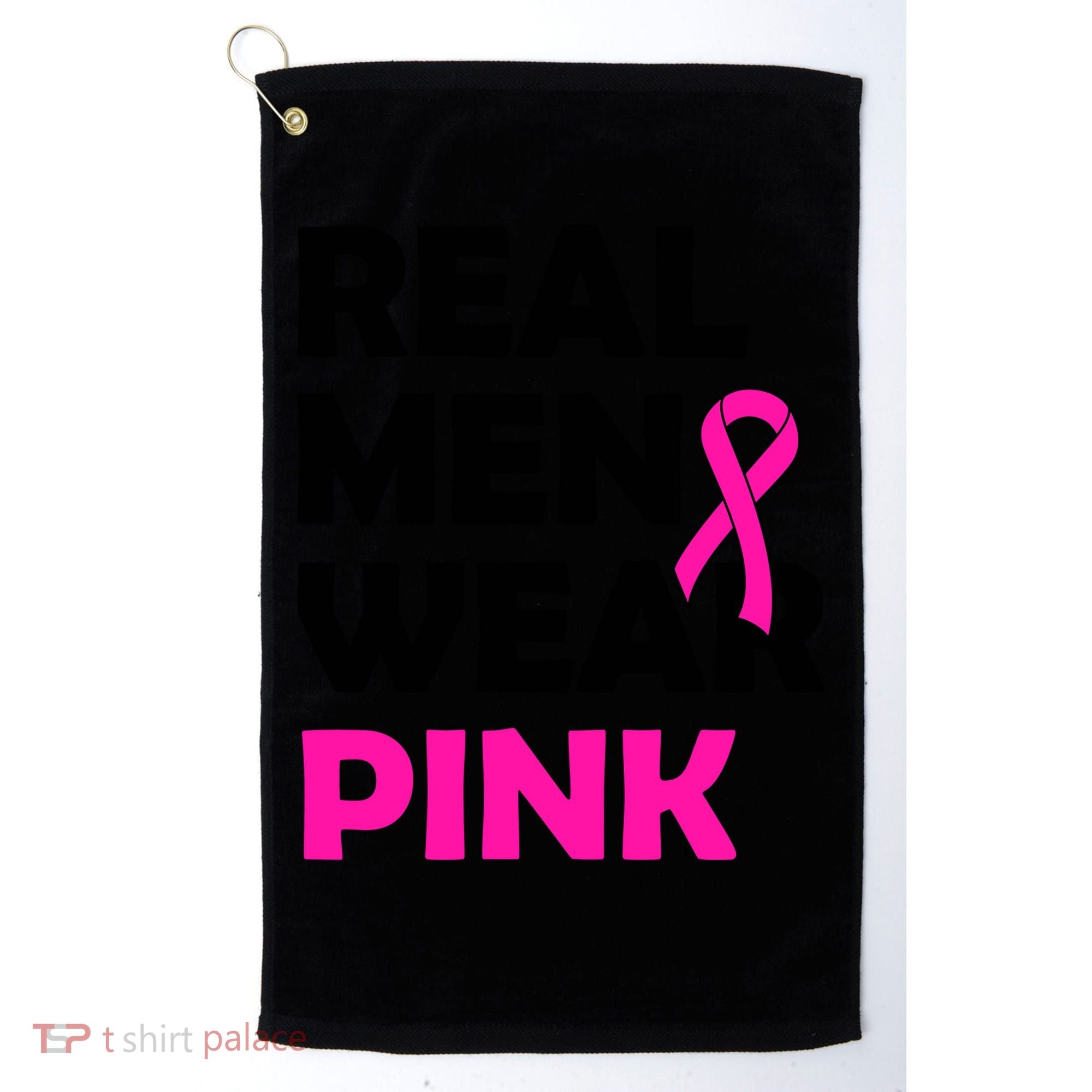 Real M.e.n Wear Pink Breast Cancer Awareness Golf Towel