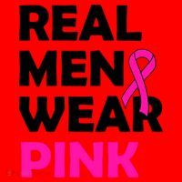 Real M.e.n Wear Pink Breast Cancer Awareness Santa Hat thumb 1