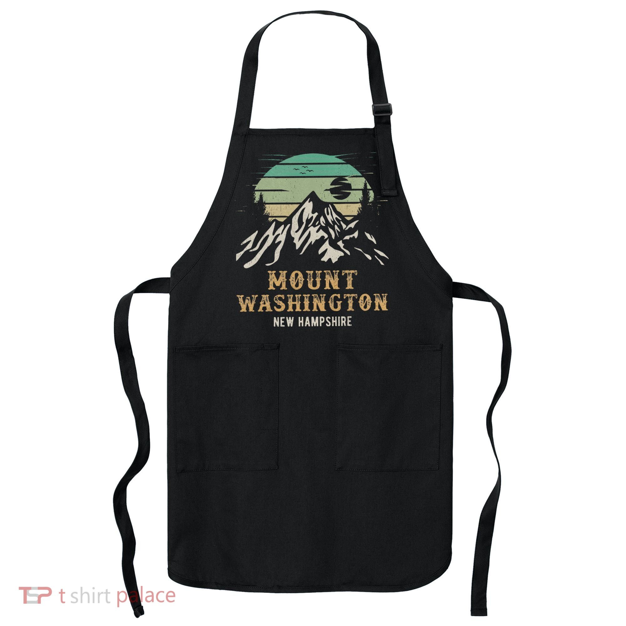 Retro Mount Washington NH Merchandise Hiking Mt Washington Apron