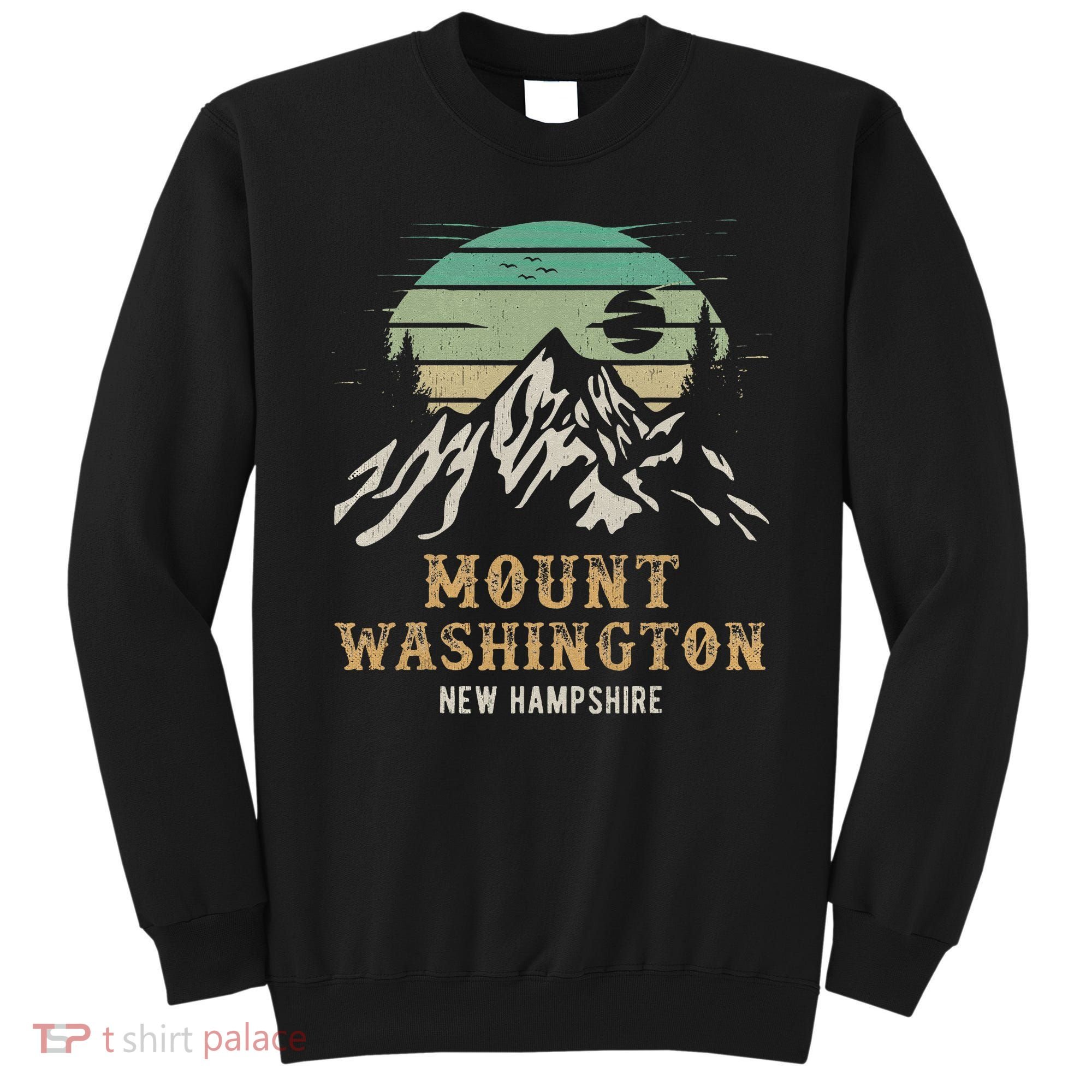 Retro Mount Washington NH Merchandise Hiking Mt Washington Sweatshirt