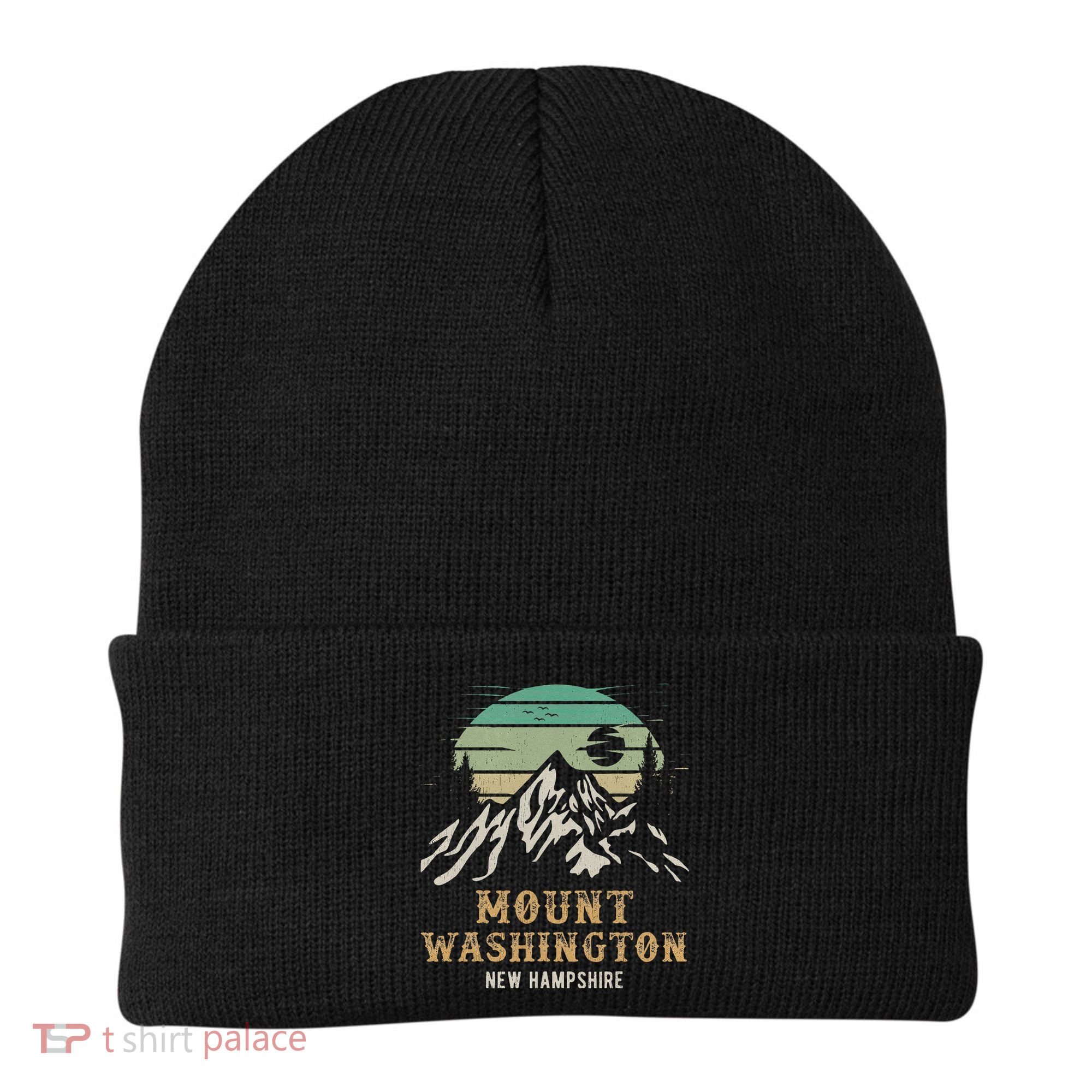 Retro Mount Washington NH Merchandise Hiking Mt Washington Beanie