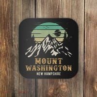Retro Mount Washington NH Merchandise Hiking Mt Washington Coaster thumb 0