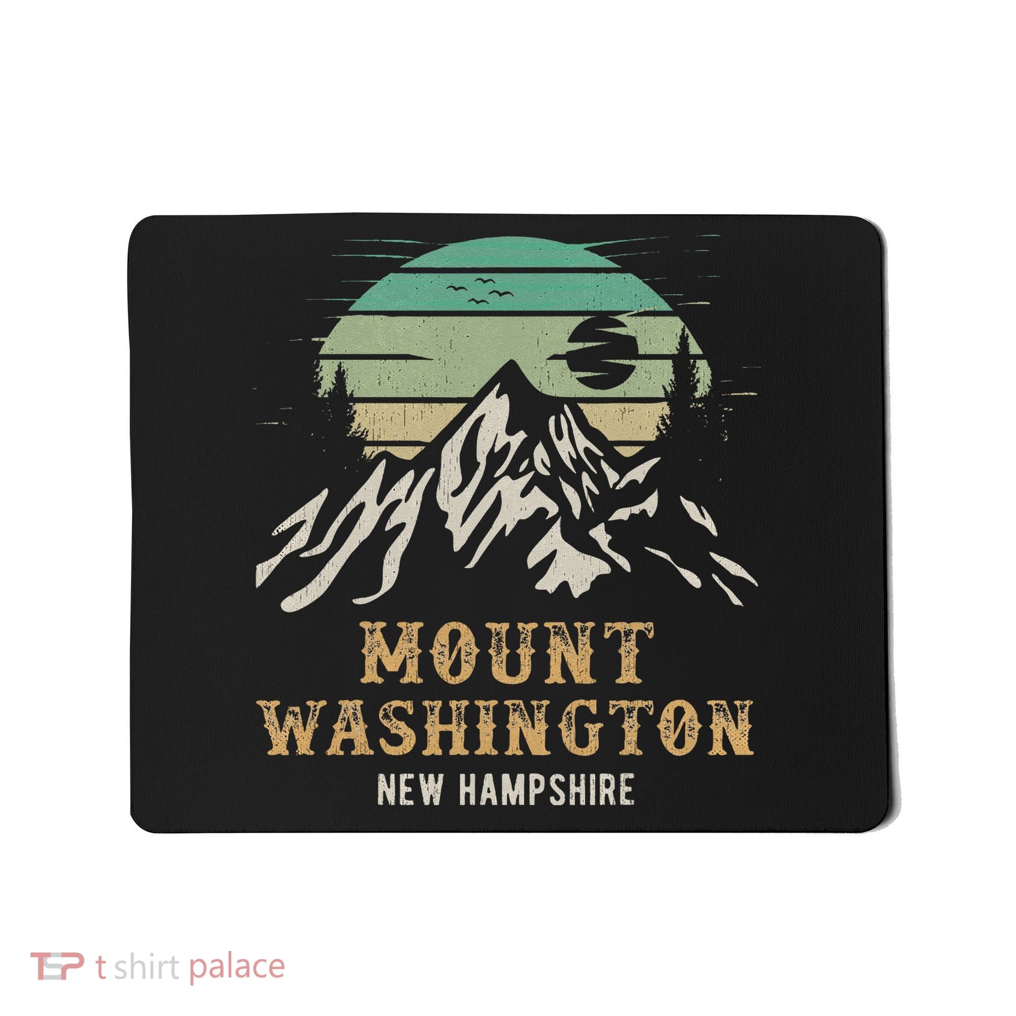 Retro Mount Washington NH Merchandise Hiking Mt Washington Mousepad
