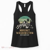 Retro Mount Washington NH Merchandise Hiking Mt Washington Women's Tank Top thumb 0