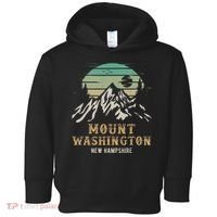 Retro Mount Washington NH Merchandise Hiking Mt Washington Toddler Hoodie thumb 0