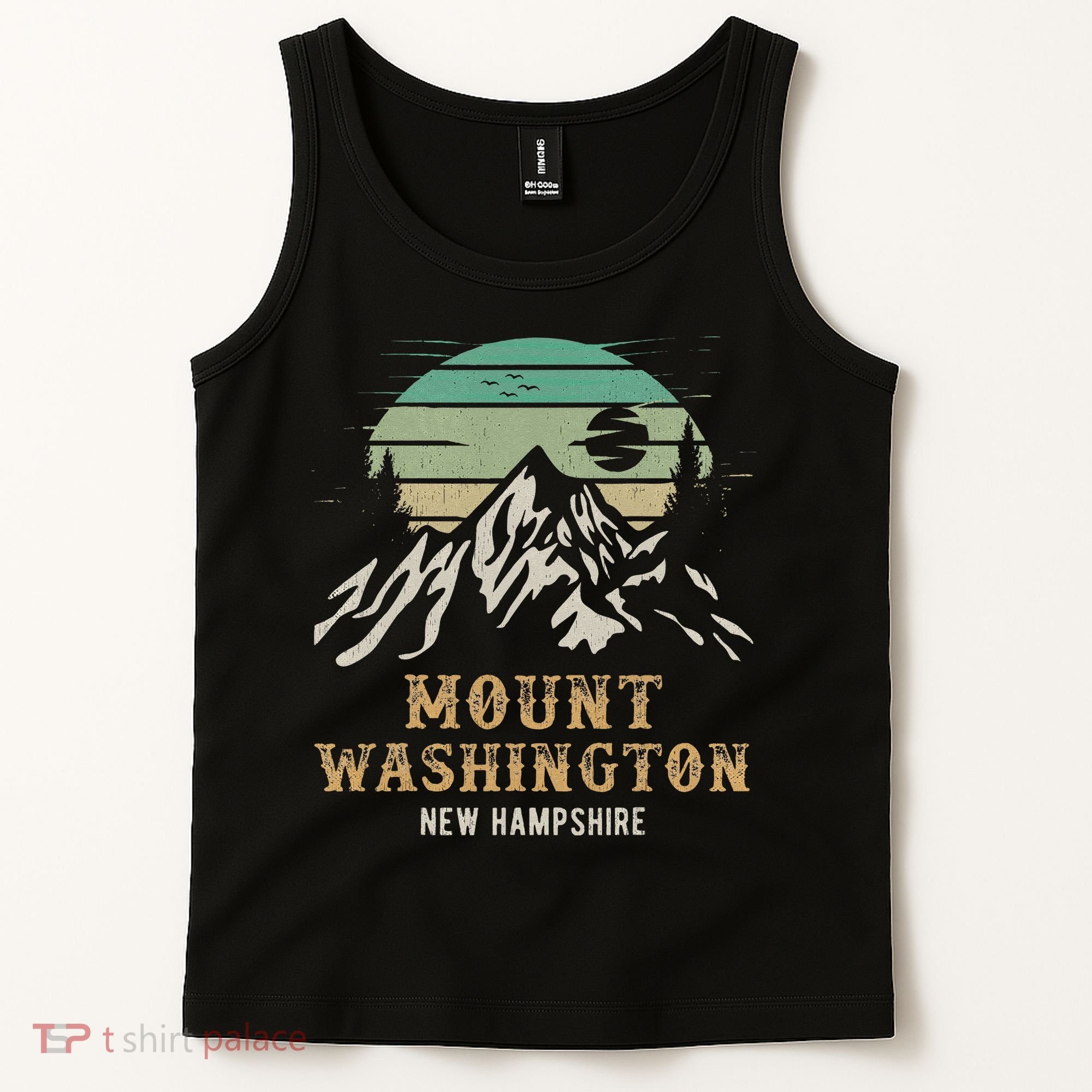 Retro Mount Washington NH Merchandise Hiking Mt Washington Tank Top