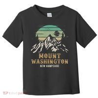 Retro Mount Washington NH Merchandise Hiking Mt Washington Toddler T-Shirt thumb 0