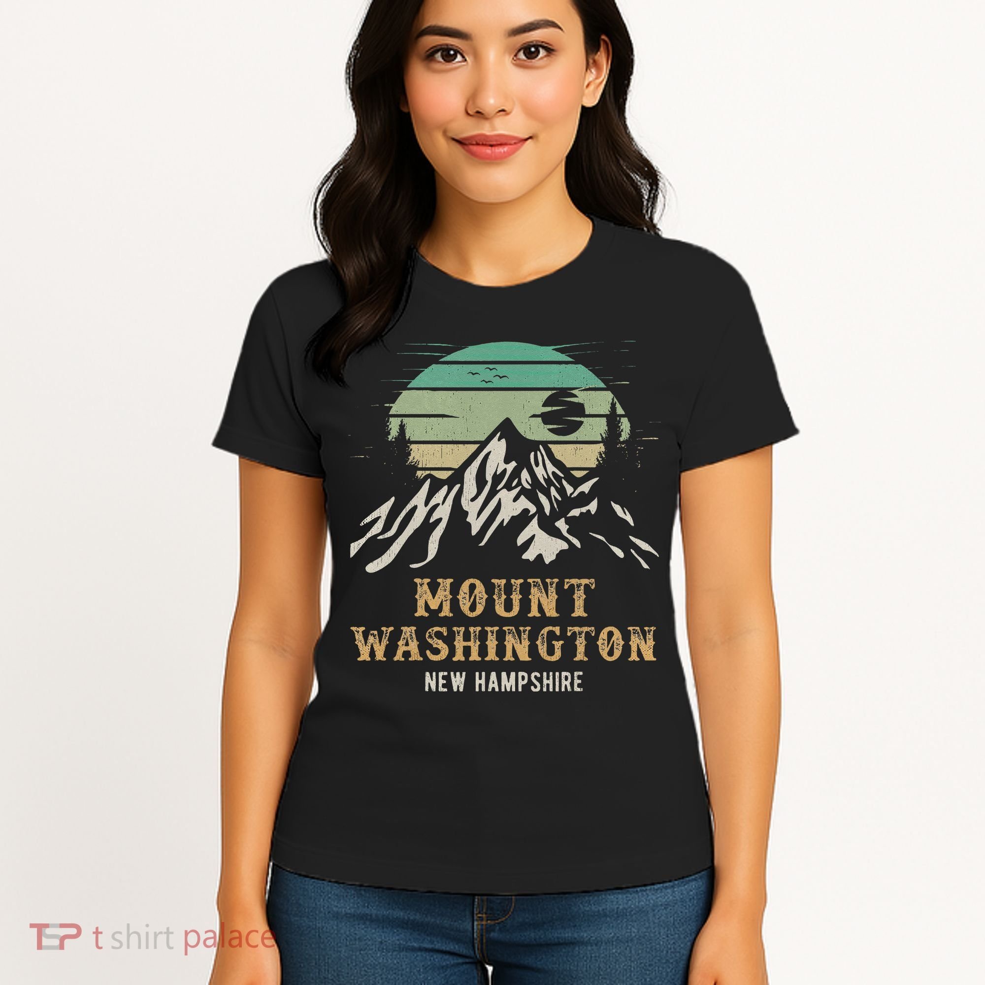 Retro Mount Washington NH Merchandise Hiking Mt Washington Women's T-Shirt