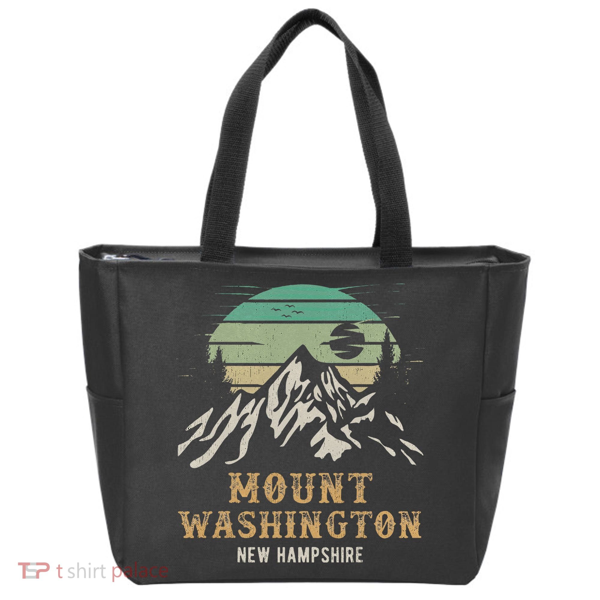 Retro Mount Washington NH Merchandise Hiking Mt Washington Tote Bag
