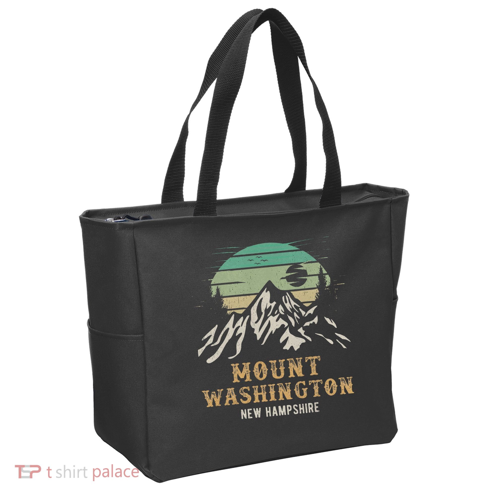 Retro Mount Washington NH Merchandise Hiking Mt Washington Tote Bag