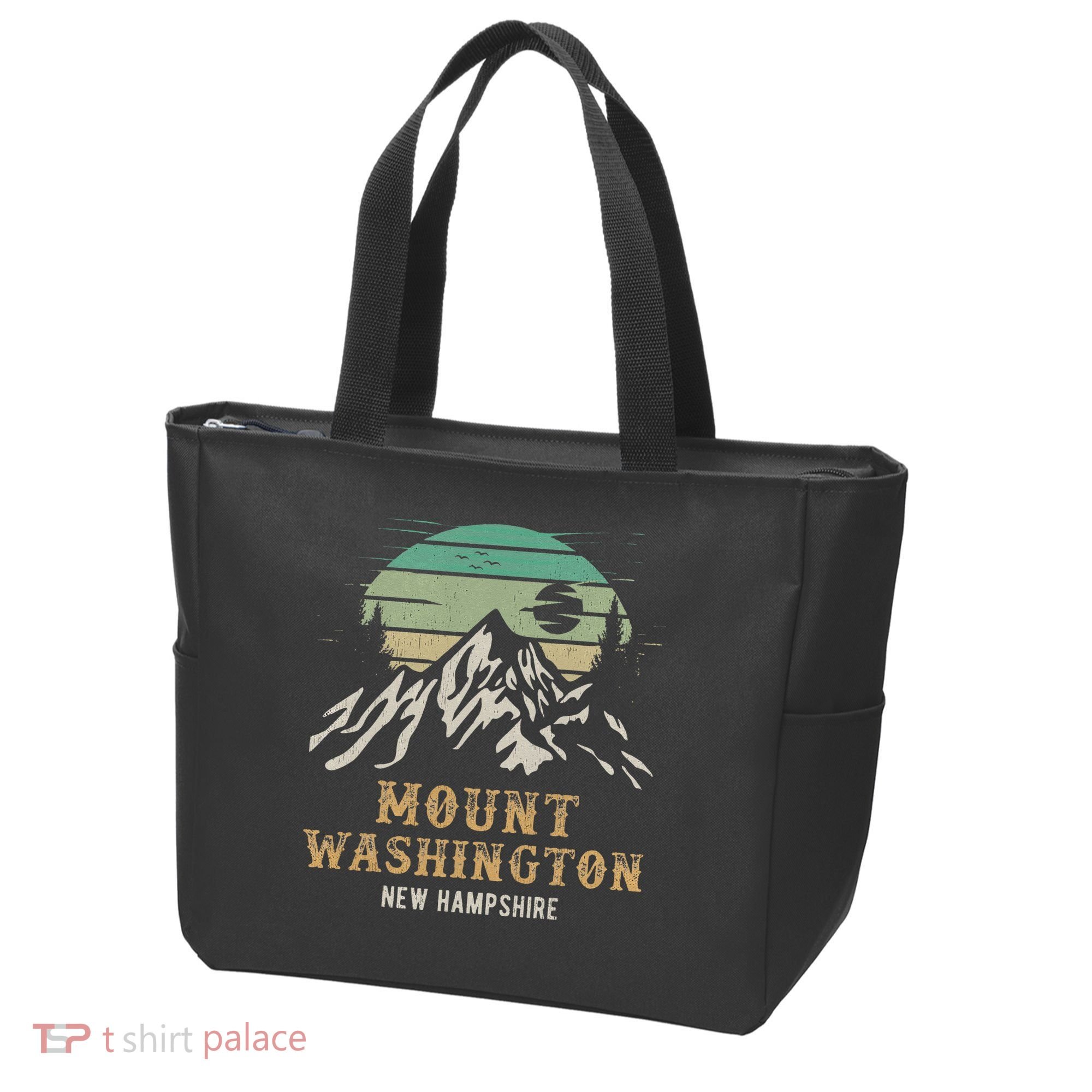 Retro Mount Washington NH Merchandise Hiking Mt Washington Tote Bag