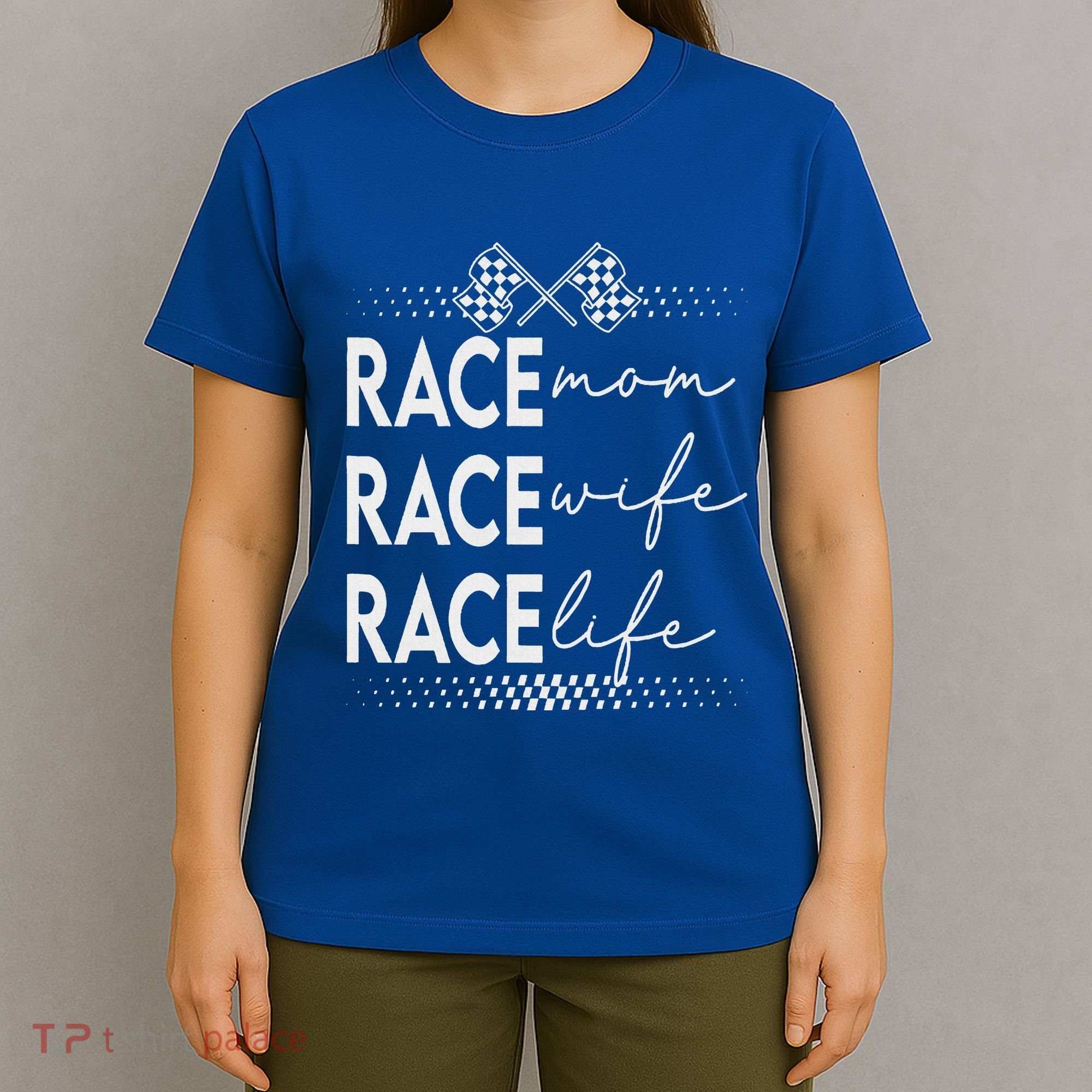 Racing Mom Wife Life Motorsports Dirt Track T-Shirt