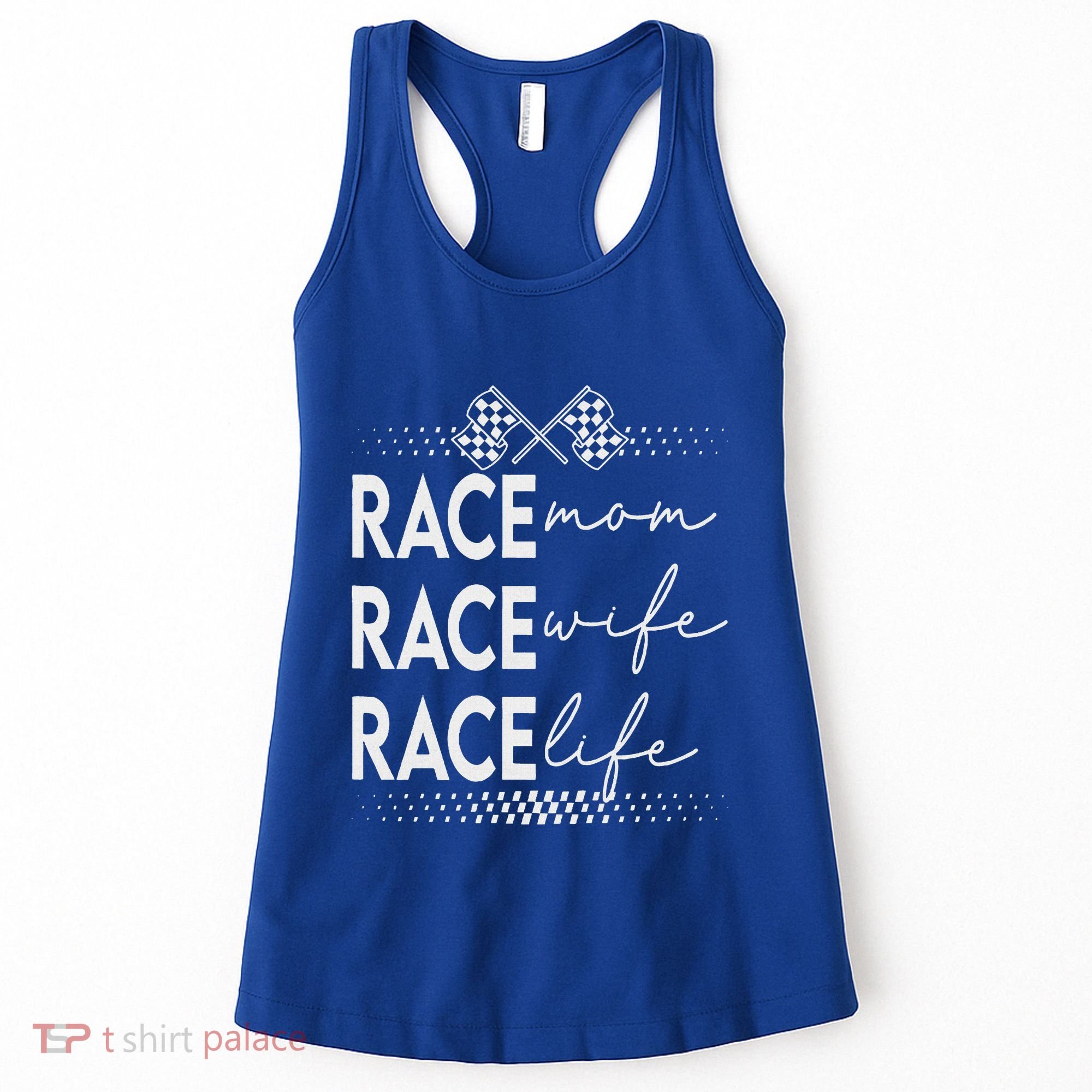 Racing Mom Wife Life Motorsports Dirt Track Women's Tank Top