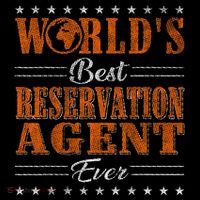 Retro Motif Worlds Best Reservation Agent Coffee Mug thumb 5