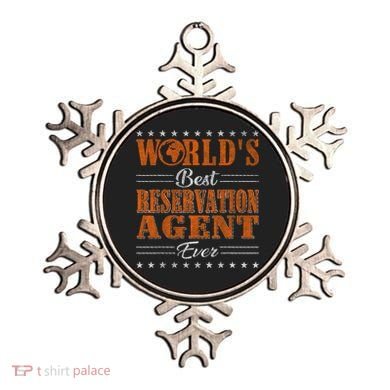 Retro Motif Worlds Best Reservation Agent Ornament